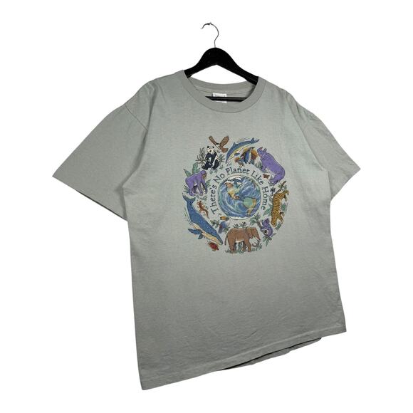 Vintage Harborside Graphics There's no Planet Like Home T-Shirt Large - Picture 4 of 7